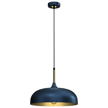 Milagro Viseča svetilka Milagro Lincoln Blue/Gold, 1xE27, 35 cm