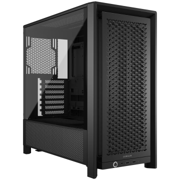 Corsair FRAME 4000D Modular Mid-Tower, računalniško ohišje, črno