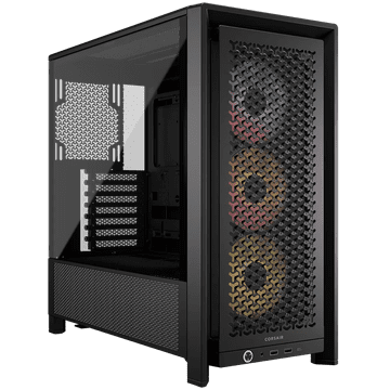 Corsair FRAME 4000D RS ARGB Modular Mid-Tower, računalniško ohišje, črno