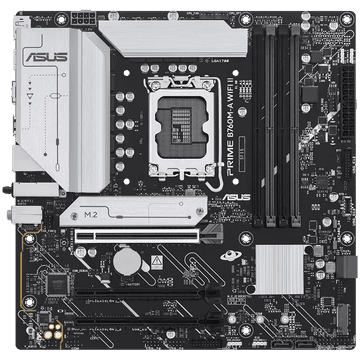 ASUS PRIME B760M-A WIFI II LGA1700 mATX osnovna plošča - Intel B760, 4xDDR5, 2xM.2, 4xSATA, 2.5Gb LAN, WiFi 6E, BT, 1xDP, 1xHDMI, Aura Sync