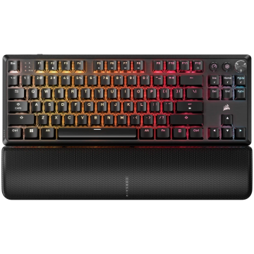 Corsair K70 CORE TKL WIRELESS RGB Mehanična Gaming Tipkovnica, črna