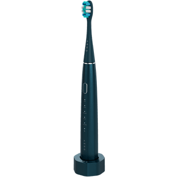 AENO Wireless Tooth Brush, Navy Blue, 3 Brush Heads, 1400mAh, Function: Soft, Clean, Massage, White, Sweep