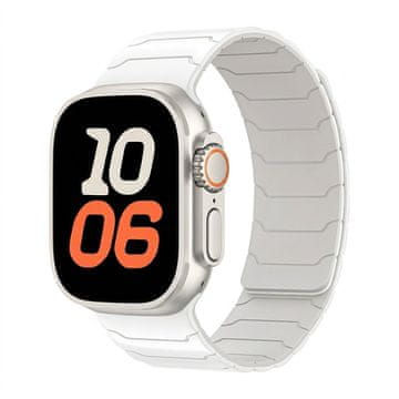BStrap Armor Magnetic pašček za Apple Watch 38/40/41/42mm, white gray