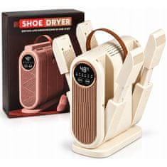 LIVEFY Shoe Dryer sušilnik čevljev in rokavic, rjav