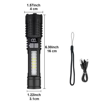 KJB Polnilna LED ročna svetilka Small Light, 16 cm