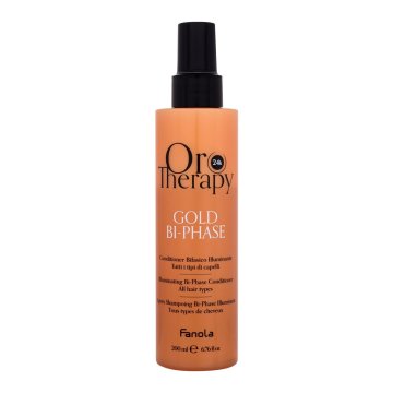 Fanola Oro Therapy 24K Gold Bi-Phase Conditioner negovalen balzam v spreju brez izpiranja