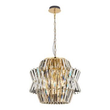 Milagro Lestenec Crown Gold z 12 grli E14