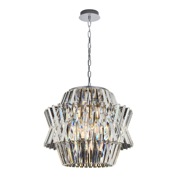 Milagro Lestenec Milagro Crown Chrome z 12 grli E14