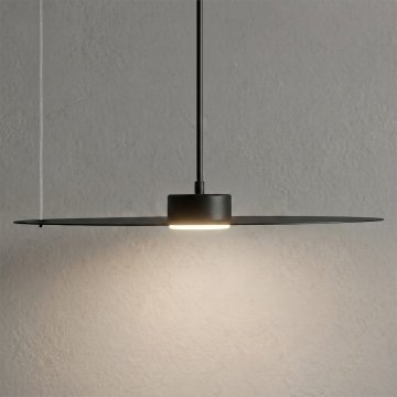 Milagro Viseča svetilka Milagro Piatto, črna, 1 x GX53, Ø 450 mm