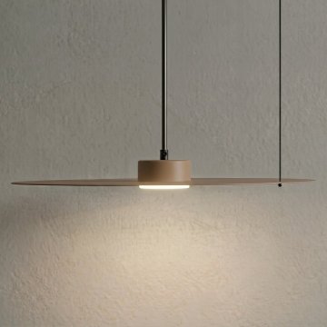 Milagro Viseča svetilka Milagro PIATTO Taupe, 1 × GX53, Ø 450 mm