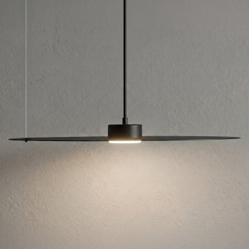 Milagro Viseča svetilka Milagro Piatto, črna, 1 x GX53, premer 550 mm