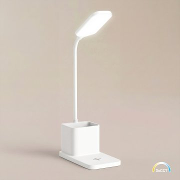 Milagro Milagro Vade bela LED namizna svetilka z organizatorjem