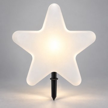 Ekolight Vrtna svetilka STAR EKO0267 50 cm 1xE27 IP44 bela