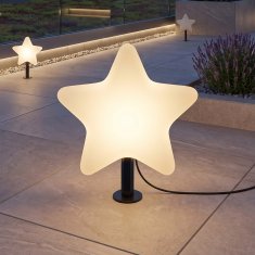 Ekolight Vrtna svetilka STAR EKO0267 50 cm 1xE27 IP44 bela