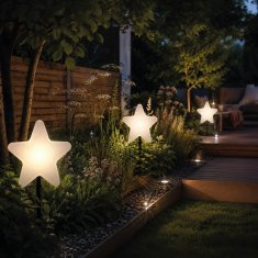 Ekolight Vrtna svetilka STAR EKO0267 50 cm 1xE27 IP44 bela