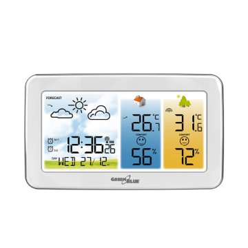 slomart GreenBlue GB442W Brezžična vremenska postaja - Bela