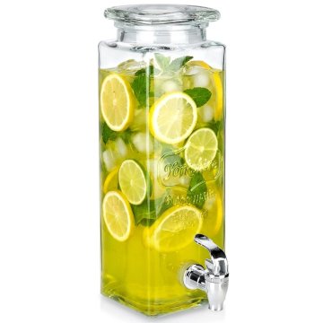 Northix Steklen dozator pijač s pipo prostornina 2 3 l