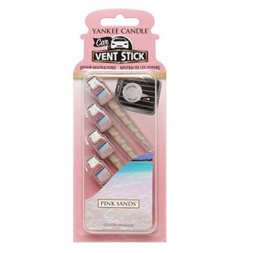 Yankee Candle Avtomobilski ventilatorji Pink Sands 4 kosi dišečih avtomobilskih zatičev