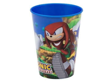 Stor Otroški plastični kozarec 260 ml – Ježek Sonic, brez BPA, 40507
