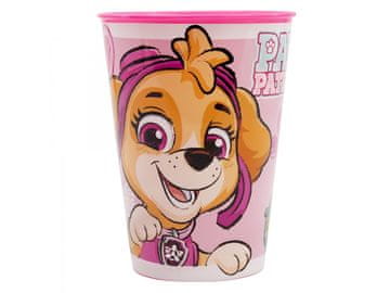 Stor Otroški plastični kozarec 260 ml – Paw Patrol Pink, brez BPA, 74507