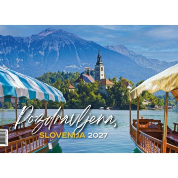 PIGO Koledar stenski pozdravljena slovenija 2027 eg