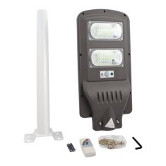 XLtools Cestna LED svetilka solarna + senzor + daljinec 