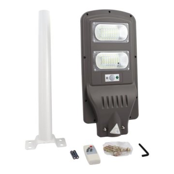 XLtools Cestna LED svetilka solarna + senzor + daljinec