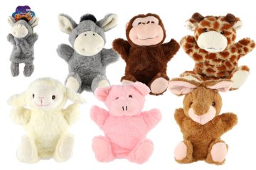 Teddies Plyšasti lutkovni lik 6 vrst živali