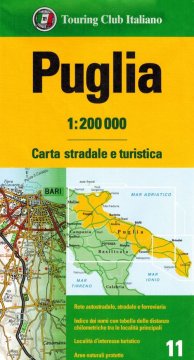 Apulija / Puglia 1:200.000. Cestni zemljevid. Izdaja 2023.