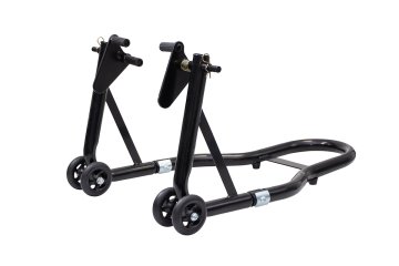 Bike Stojalo za sprednje kolo motorja BIKETEC PRO, črno