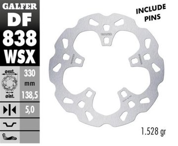 Galfer SPREDNJI ZAVORNI DISK HARLEY-DAVIDSON (330X138X5)
