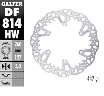 Galfer Sprednji zavorni disk Beta Enduro MX 260 mm 250RR-498 '12-'24