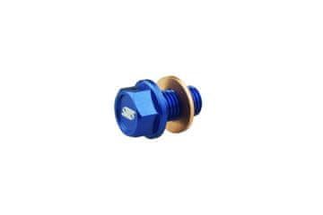Scar ČEP ZA IZPUST OLJA RACING Z MAGNETOM KTM SX / SXF / EXCF, HUSQVARNA TC / TX / FE / FX, GAS GAS MC / EC / EX BARVA MODRA