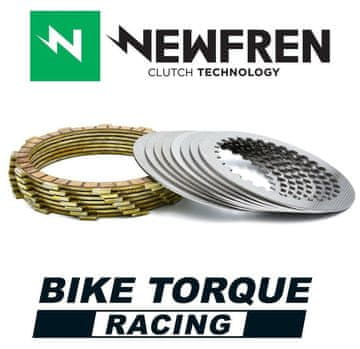 Newfren PLOŠČE SKLOPKE Z DISTANČNIKI RACING HONDA CB 500F '19-'23; CB 500X '19-'23; CBR 500R '19-'23; CB 650R '19-'24; CBR 650R '19-'24; NC 750X '21-'22