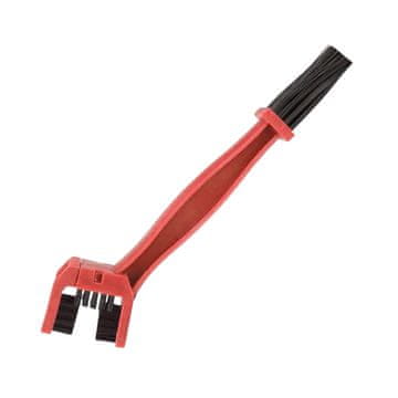 Bike ŠČETKA ZA ČIŠČENJE VERIGE BIKETEC 25,6 cm x 6 cm x 3,2 cm RDEČA