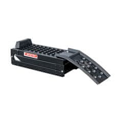 Bike BIKETEC UNIVERZALNA ZLOŽLJIVA JEKLENA RAMPA ZA MOTOCIKEL / ATV / AVTO 194 CM X 25 CM, MAKS. 340 KOSOV / 800 KG ČRNA