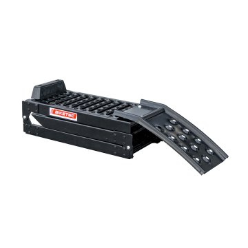 Bike BIKETEC UNIVERZALNA ZLOŽLJIVA JEKLENA RAMPA ZA MOTOCIKEL / ATV / AVTO 194 CM X 25 CM, MAKS. 340 KOSOV / 800 KG ČRNA