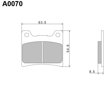 Nissin 2024/10 KH88 PREMIUM POLMETALNE ZAVORNE OBLOGE (ECE R90) (IZDELANO NA JAPONSKEM) (2P-207NS)