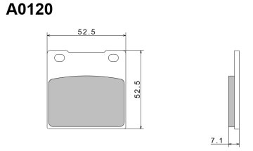 Nissin 2024/10 KH63 / KH161 PREMIUM POLMETALNE ZAVORNE OBLOGE (ECE R90) (IZDELANO NA JAPONSKEM) (2P-213NS)