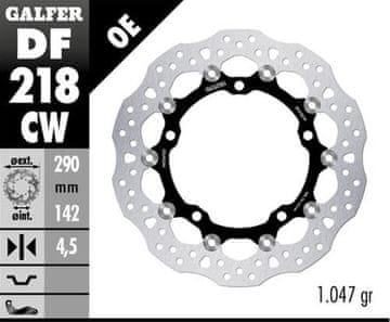 Galfer 290 mm plavajoči zavorni disk za Kawasaki ZX-4RR '24 spredaj