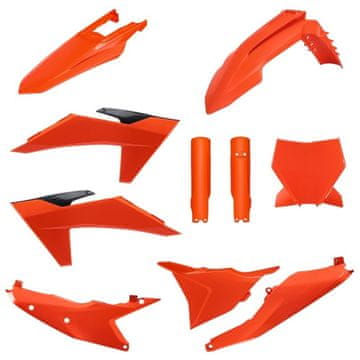 Polisport Komplet plastičnih delov KTM SX SXF XC 23 24 oranžen, vzdržljiv