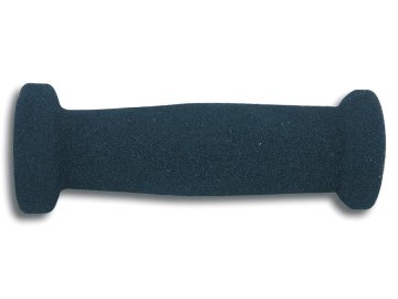 Domino GRIPS CESTNI ROČAJI IZ PENE STYLE (22+25MM, DOLŽINA 132MM) Z LUKNJO, ČRNI