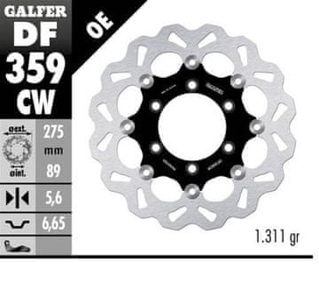 Galfer ZADNJI ZAVORNI DISK SUZUKI VZR 1800 INTRUDER '06-; M 109R BOULEVARD '06- (VALOVIT) (275X89X5MM)