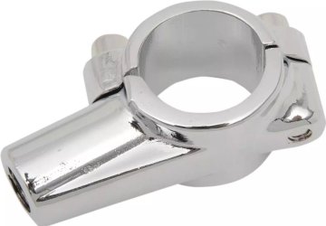 shumee DRŽALO ZA OGLEDALO Z OBJEMKO ZA KRMILO 22 MM (7/8") KROMIRANO (YAMAHA DESIGN)