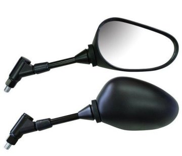 em 2025/02 OGLEDALO YAMAHA XJ6N '14-'16, FZ8 FAZER '13-'15 LEVO (OEM: 20S-26290-10) ČRNA (ORIGINALNI IZGLED) (HOMOLOGACIJA)