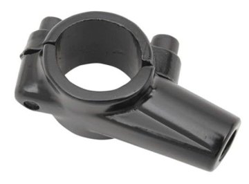 em 2025/02 NOSILEC OGLEDALA Z OBJEMKO ZA KRMILO 22 MM (7/8") ČRNO (LUKNJA 10 MM)