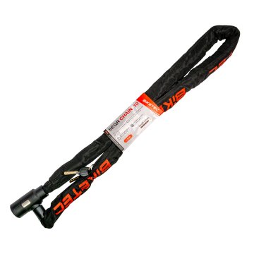 Bike VERIGA BIKETEC SEQR CP 1,5 M/10 MM Z ULICAMI, VGRADNA KLJUČAVNICA S 3 KLJUČI