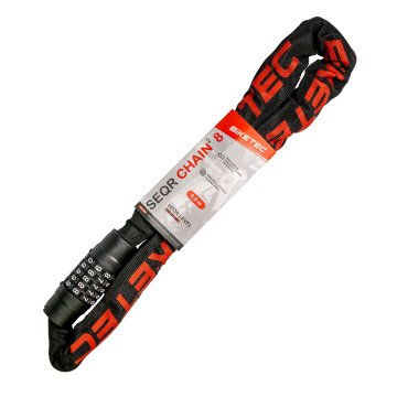 Bike VERIGA BIKETEC SEQR CP 0,9 M, 8 MM MREŽA, 5-METNA KOMBINACIJSKA KLJUČAVNICA, ČRN POKROV
