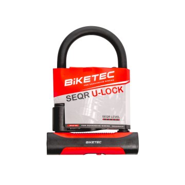 Bike Varnostna ključavnica BIKETEC SEQR U-LOCK 180 mm x 260 mm, 3 ključi, 16 mm zaklep