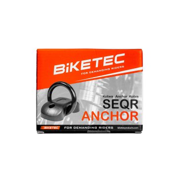 Bike VARNOSTNI NOSILEC BIKETEC SEQR (SIDRO) 132 MM X 69 MM, 3 KLJUČI, VIJICA 15 MM X 75 MM (SIDRNA VIJAKA PRILOŽENA)